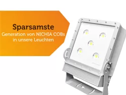Neue COB LED Dioden in unseren Leuchten